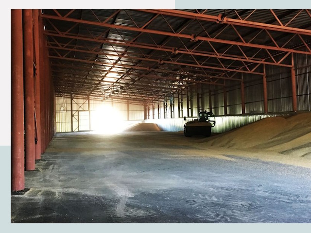 Строительство зернохранилищ в Чебаркуле