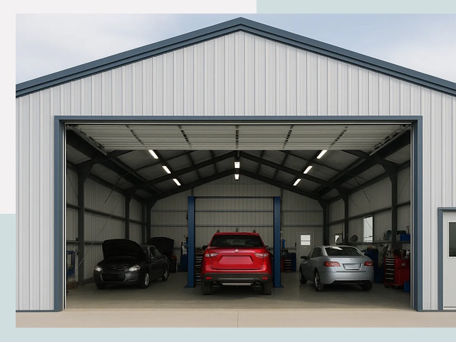 Ангары из сэндвич панелей от 644 руб. в Чебаркуль