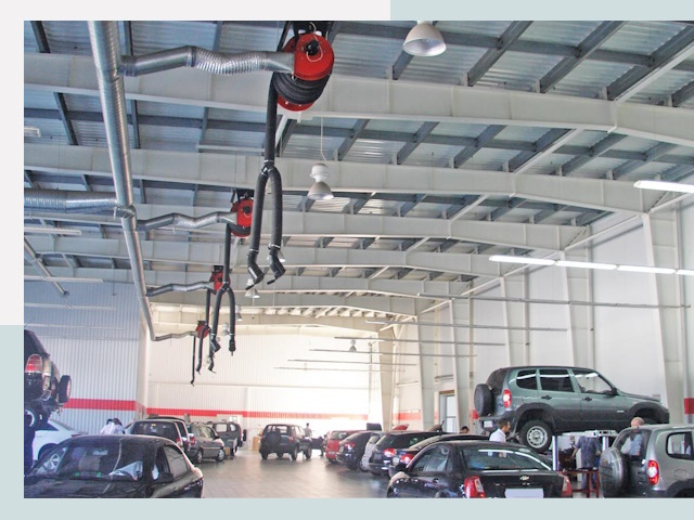 Строительство автосалонов из металлоконструкций от 644 руб.