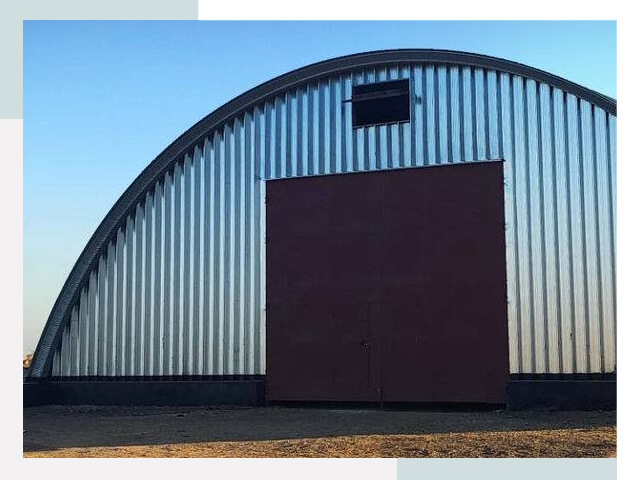 Бескаркасные ангары в Чебаркуле