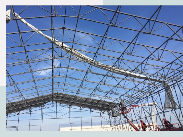 Шатровые ангары от 644 руб. в Чебаркуле и Челябинской области