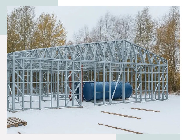 Металлические ангары в Чебаркуле