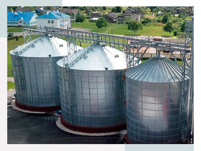 Металлические силосы в Чебаркуле