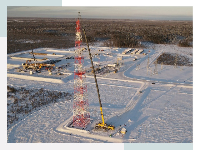 Мачты связи в Чебаркуле