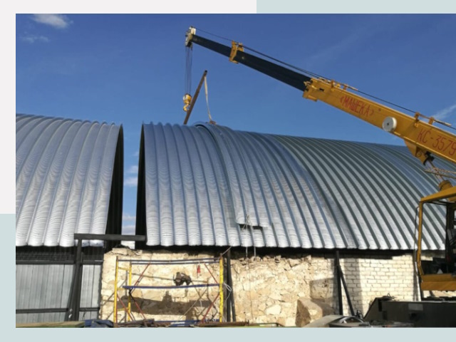 Реконструкция ангаров в Чебаркуле от 644 руб.